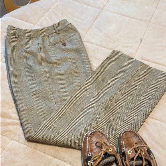 Brooks Brothers 100% wool houndstooth Trousers - Picture 2 of 7